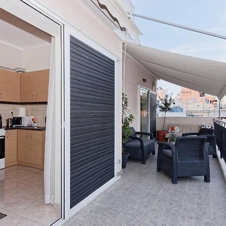 Apartament Big Terrace Near Metro And Athens Center Zewnętrze zdjęcie